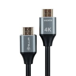 High Speed HDMI 2.0 cable, 4K 18Gbps plug-plug Ethernet gold-plated 3m black