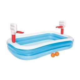 Piscina gonflabila pentru copii, baschet, 251x168x102 cm, Bestway Basketball
