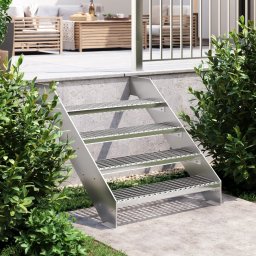 Treapta tip gratar, 80x24x7 cm, otel galvanizat GartenMobel Dekor