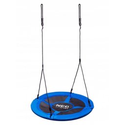 Leagan tip cuib pentru copii XXL 95 cm 150 kg Neo-Sport 1000 Albastru