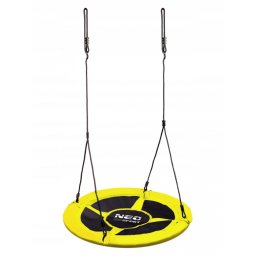 Leagan tip cuib pentru copii xxl, 95 cm, 150 kg, neo-sport 1003, galben