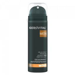 Deodorant antiperspirant Wild Gerovital Men (Concentratie: Deo Spray, Gramaj: 150 ml)