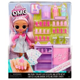L.O.L. Surprise! Omg Sweet Nails Kitty K Cafe Set Papusa Cu Accesorii