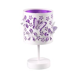 Lampă de masă ONLI TITILLA 1xE14/6W/230V 22 cm mov/alb