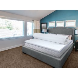 Topper Bedora Harmony 90x200 cm, tare, 6 cm, husa detasabila, lavabila, antialergica