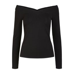 PIECES Tricou negru