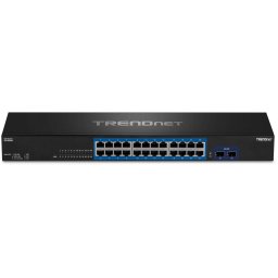 Switch 24 porturi Gigabit'2 porturi SFP+ 10G - TRENDnet TEG-30262