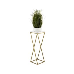 Suport pentru flori LOFT 70x24 cm auriu/alb