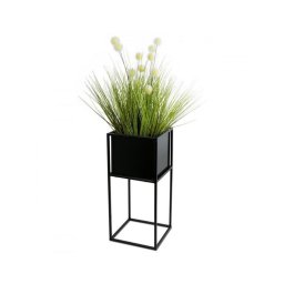 Suport pentru flori 50x24 cm, negru