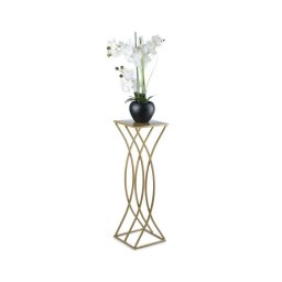 Suport pentru flori 75x23 cm, culoare aurie