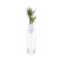 Suport pentru flori 80x24 cm, alb