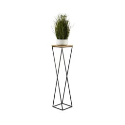 Suport de flori LOFT 100x24 cm negru/maro