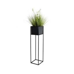Suport pentru flori 90x24 cm, negru