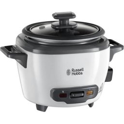 Aparat De Preparat Orez Russell Hobbs 27020-56, 200 W, 3 portii, Alb\Negru