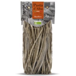 Paste tagliatelle BIO din grau dur si busuioc Pasta d Alba