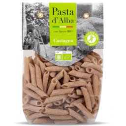 Paste penne BIO fara gluten, din orez si castane Pasta d Alba