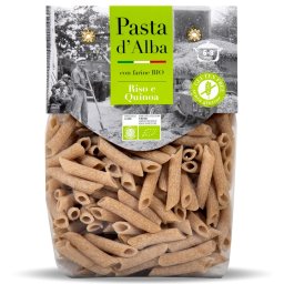 Paste penne BIO fara gluten, din orez si quinoa Pasta d Alba