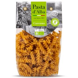 Paste fusilli BIO fara gluten, din orez si turmeric Pasta d Alba