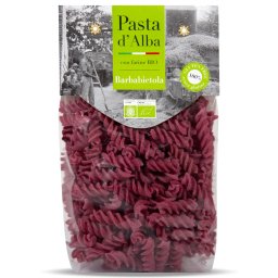 Paste fusilli BIO fara gluten, din orez si sfecla rosie Pasta d Alba