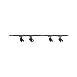 Spot în sistem pe șină VOLF 4xGU10/10W/230V negru