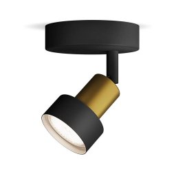 Spot Philips CONDUIT 1xGU10/5W/230V negru/alamă
