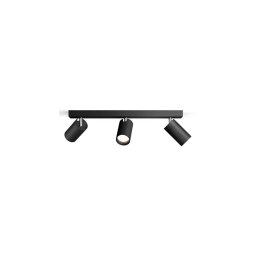 Spot pentru baie Philips IDRIS 3xGU10/5W/230V IP44 negru