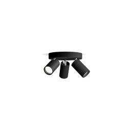 Spot pentru baie Philips IDRIS 3xGU10/5W/230V IP44 negru