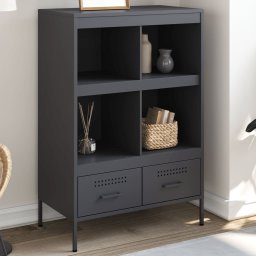 Dulap înalt, antracit, 68x39x101,5 cm, otel laminat la rece GartenMobel Dekor