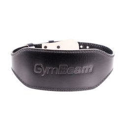 GymBeam Centură fitness din piele Black XL
