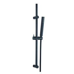 Set de dus cu bara, negru mat, 1 functie, para si dus de mana, NLP 71A2 Laveo