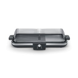 Gratar electric Gratar electric PG 8564, suprafata antiaderenta 30x50 cm, gatire rapida, potrivit pentru interior/exterior, temperatura reglabila, incalzire rapida, curatare usoara, material otel inoxidabil, 2300 W, Negru