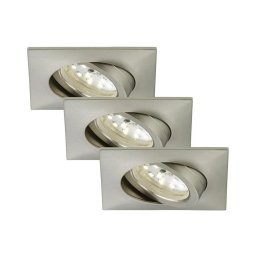 SET 3x corp de iluminat LED încastrat Briloner 7210-032 ATTACH LED/5W/230V IP44 crom