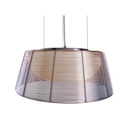 Lustră pe cablu Deko-Light 342031 FILO 3xE27/60W/230V d. 39 cm argintiu