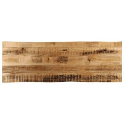 Blat de masa contur natural 110x40x2,5 cm lemn masiv mango brut GartenMobel Dekor