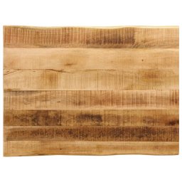 Blat de masa contur natural 70x60x2,5 cm lemn masiv mango brut GartenMobel Dekor