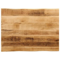 Blat de masa contur natural 80x60x2,5 cm lemn masiv mango brut GartenMobel Dekor