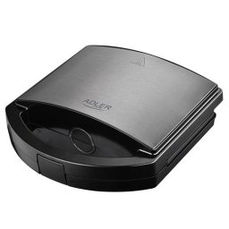 Sandwich maker Ad 3069, Placi De Incalzire Antiaderente, Doua Lumini De Control Alimentare Si Incalzire, Depozitare Verticala