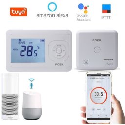 Termostat centrala WIFI TUYA Poer Confort - Pachet