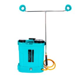 Pulverizator gradina, pompa de stropit, vermorel, Detoolz, electric, pentru spate, cu acumulator 8 Ah, accesorii, 12 L