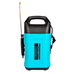 Pulverizator gradina, pompa de stropit, vermorel, Detoolz, electric, pentru spate, cu acumulator 2 Ah, 8 L