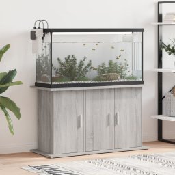 Suport acvariu, gri sonoma, 101x41x58 cm, lemn prelucrat GartenMobel Dekor
