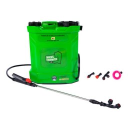 Pulverizator gradina, pompa de stropit, vermorel, Micul Fermier, electric, pentru spate, cu acumulator 8 Ah, 10 L
