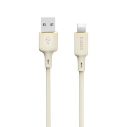 Husa Dudao L7SL USB-A - Lightning 5A cable 1m - beige