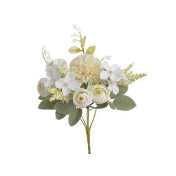 Buchet ranunculus+hortensie artificiale pentru aranjamente florale