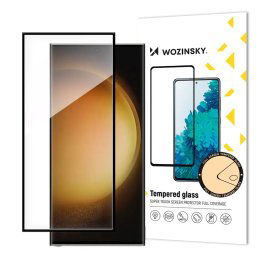 Husa Wozinsky Full Glue tempered glass for Samsung Galaxy S24 Ultra with black frame
