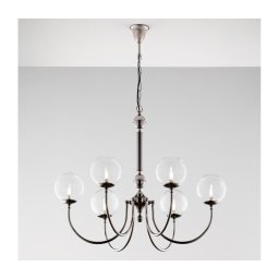 Lustră pe lanț Jupiter 2022 BRILLANTE 6xG9/10W/230V crom lucios