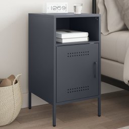 Noptiera, antracit, 36x39x68 cm, otel laminat la rece GartenMobel Dekor
