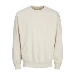 JACK & JONES Bluză de molton 'JJECharge' ecru