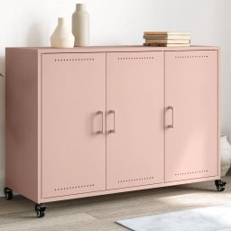 Dulap, roz, 100,5 x 39 x 72 cm, otel laminat la rece GartenMobel Dekor