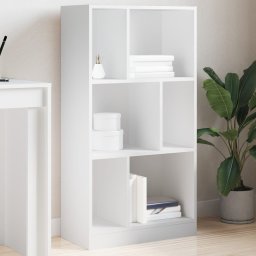 Biblioteca, alb, 57x28,5x107,5 cm, lemn prelucrat GartenMobel Dekor